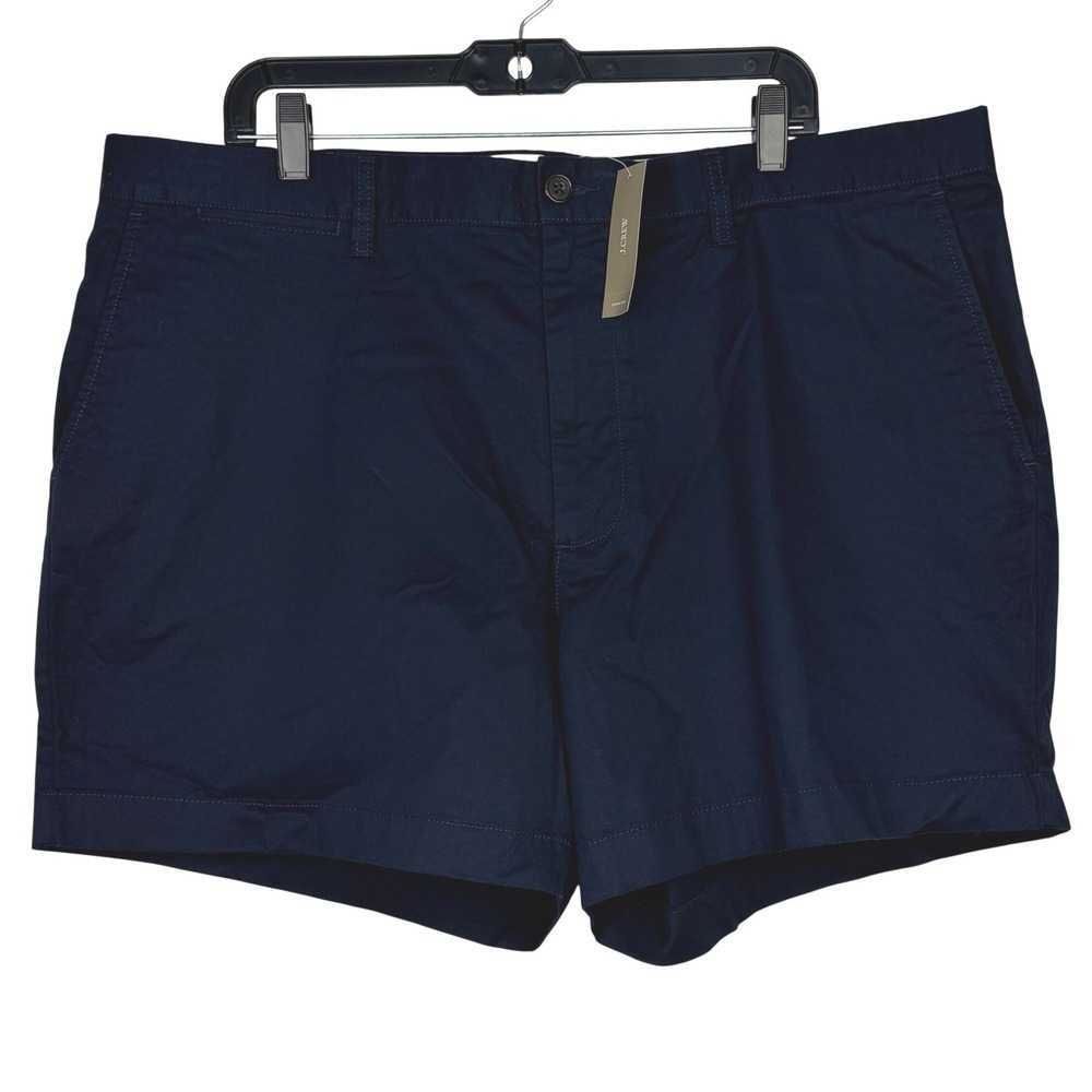 NEW J.Crew Oarsman Portsider Short Mens 40 Navy Blue Stretch Chino 5" Inseam Y2K